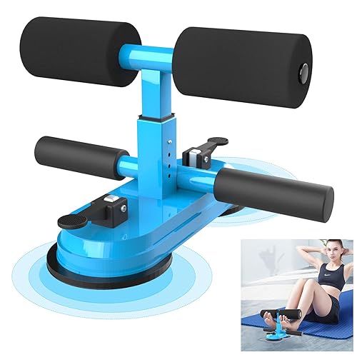 Sit Up Bar for floor, Upgraded Portable Sit Up Assistant Device