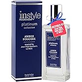 InStyle Fragrances, Platinum Collection, Amber Fougere, Inspired by Jean Paul Gaultier’s Le Male, Men’s Eau de Parfum, CLEAN, Vegan, Paraben-Free, Never Tested on Animals, 3.4 Fluid Ounces