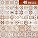 48 Pieces Mandala Stencils Mandala Painting Templates for DIY Painting Art Projects Wood Glass Fabric Metal Walls, 6 x 6 Inches, 3.5 x 3.5 Inches
