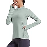 Pioneer Camp Womens UPF 50+ Sun Protection Hoodie Shirt with Pockets Long Sleeve Fishing Hiking Outdoor UV Shirts Lightweight