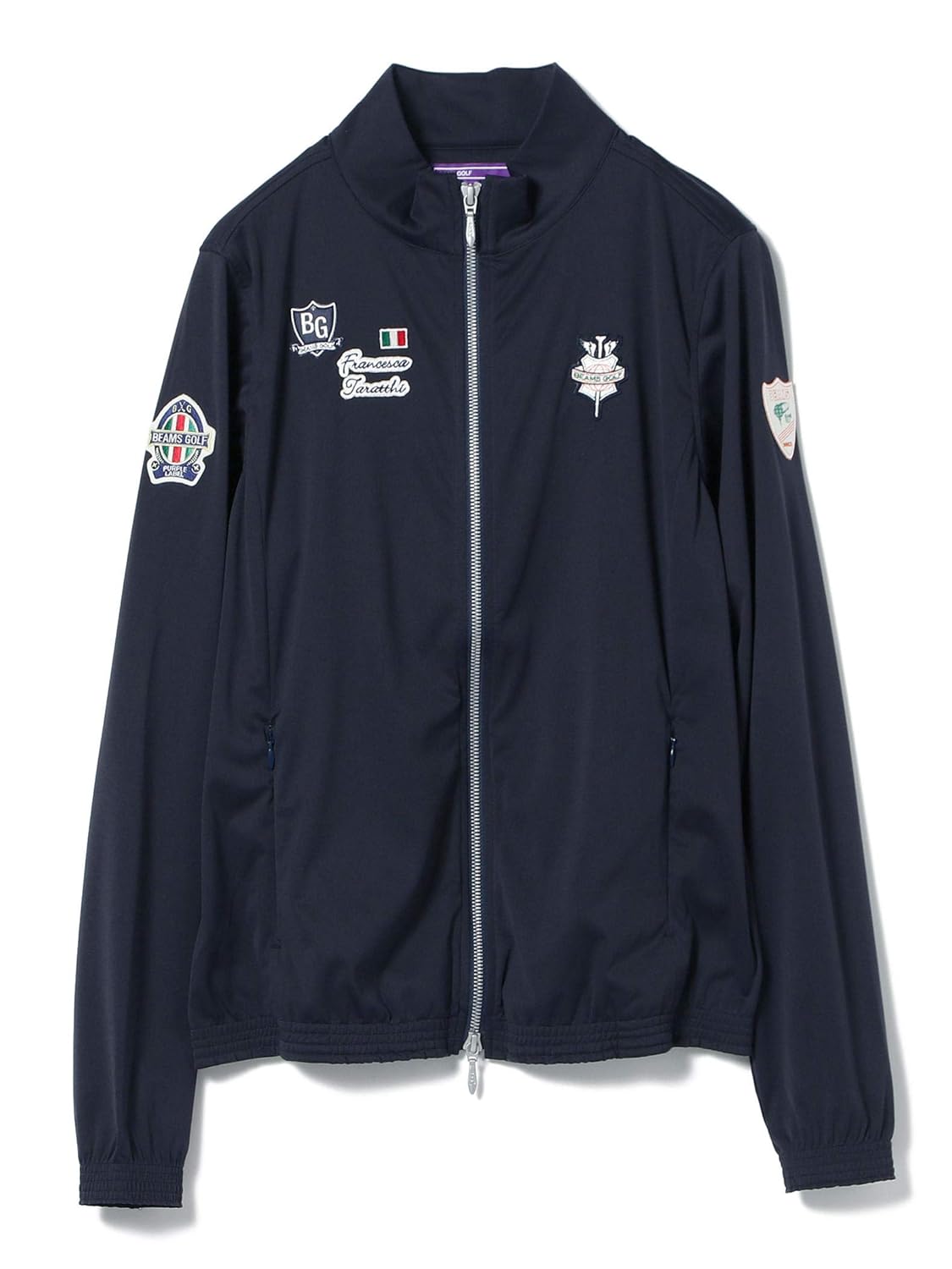 Golf ブルゾン エアシャット ビームスゴルフ Beams Purple B07qhcbdjv ネイビー Label タラッティ レディース ブルゾン S コートジャケット 超特価sale開催