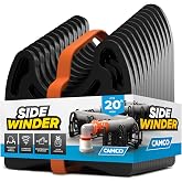 Camco Sidewinder Telescoping Folding RV Sewer Hose Support, 20 Ft, 43052 | Cradles Hold Without Straps, Snap-Fit Hinges, Bends Around Obstacles, Folds for Storage, Allows Proper Drainage