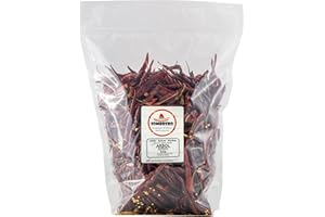 Dried Arbol Chili Peppers stemless 600gr by Sombrero (Bird’s peak, Chile de Arbol or Rat’s tail chili). Known as Mexico’s hot