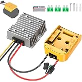 20V to 12V Step Down Converter for Dewalt 20V Battery, 240W DC Voltage Regulator with Over-Discharge Protection, Power Conver