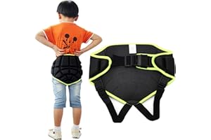 FILFEEL Protective Butt Pad, Children Extreme Sports Hip Pad Hockey Ski Snow Boarding Skate Hip Mat Padded Impact Shorts (Children Under 12 Years Old)