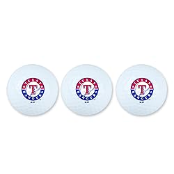 Team Effort Texas Rangers Golf Ball Pack of 3