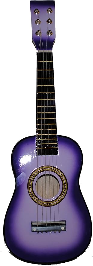 purple toy guitar