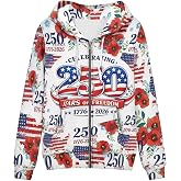 Irisjudy Color Stripes Zip up Hoodies for Women, Animal Texture Monet Art Sport Sweatshirt Ladies Hooded Tops for Spring Fall