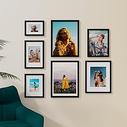 Vittanly 6x8 Picture Frame, Display Pictures 4x6