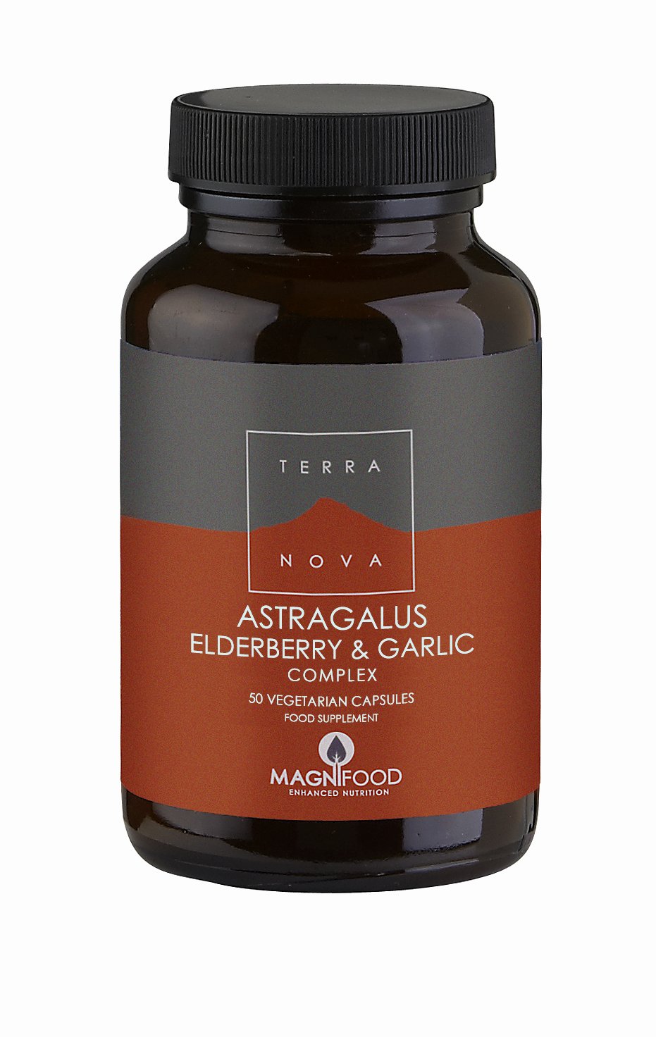 Terra Nova Astragalus, Elderberry and Garlic Complex (50 Caps)