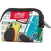 Manhattan Portage CORDURA&reg; Coin Purse With Zipper Closure Pouch Eclectic Colors Credit Card ID Card Jewelry Keys Water Resistant Gift Everyday Carry