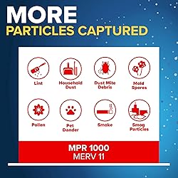 Filtrete 18x30x1 AC Furnace Air Filter, MERV