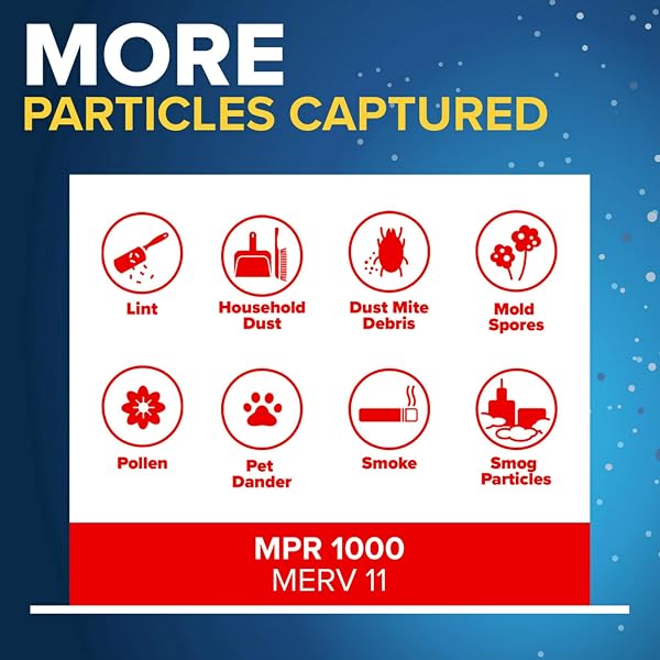 FILTRETE 16X25X5 AC FURNACE AIR FILTER, MPR 1000, MERV 11, FITS LENNOX DEVICES, ALLERGEN DEFENSE, ELECTROSTATIC AIR CLEANING FILTER, 2-PACK (ACTUAL SIZE 15.63X24.74X4.31 IN)