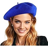 French Wool Beret Hats for Women Man Solid Color Classic Beanie Winter Cap Painter Berets.