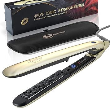 Amazon Com Ceramic Tourmaline Flat Iron Nano Silver Hair