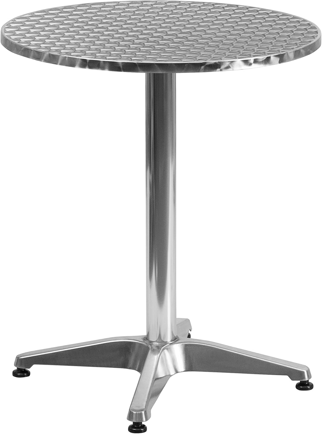 belham white atticus farm table on Amazon Com Flash Furniture 23 5 Round Aluminum Indoor Outdoor Table With Base Garden Outdoor
