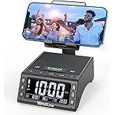 TechGlow Foldable Cellphone Stand with Wireless Bluetooth Speaker Birthday Gifts for Men Women Mother Father Cool Tech Gadgets