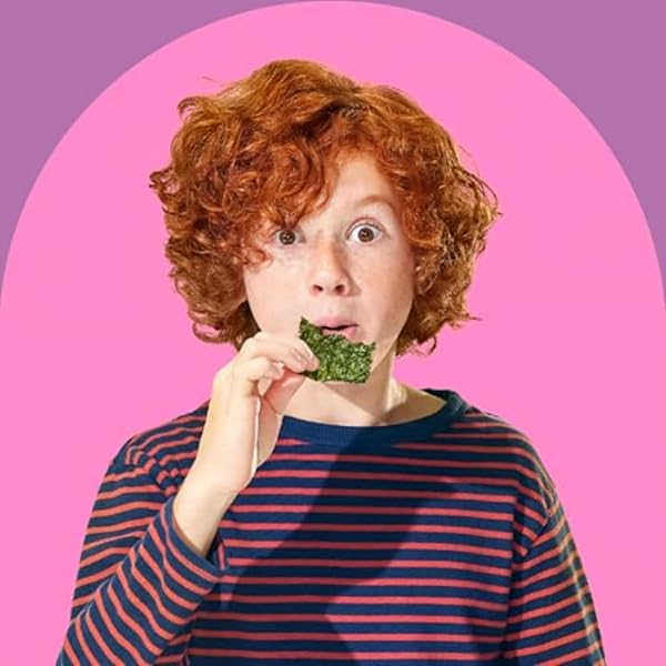GIMME SEAWEED ORGANIC PREMIUM ROASTED SEAWEED SNACKS, TERIYAKI, 6 COUNT, KETO, VEGAN, GLUTEN-FREE, GREAT SOURCE OF OMEGA3S AND IODINE, HEALTHY ON-THE-GO SNACK FOR KIDS AND ADULTS