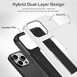 SAMONPOW Compatible with iPhone 15 Pro Case with