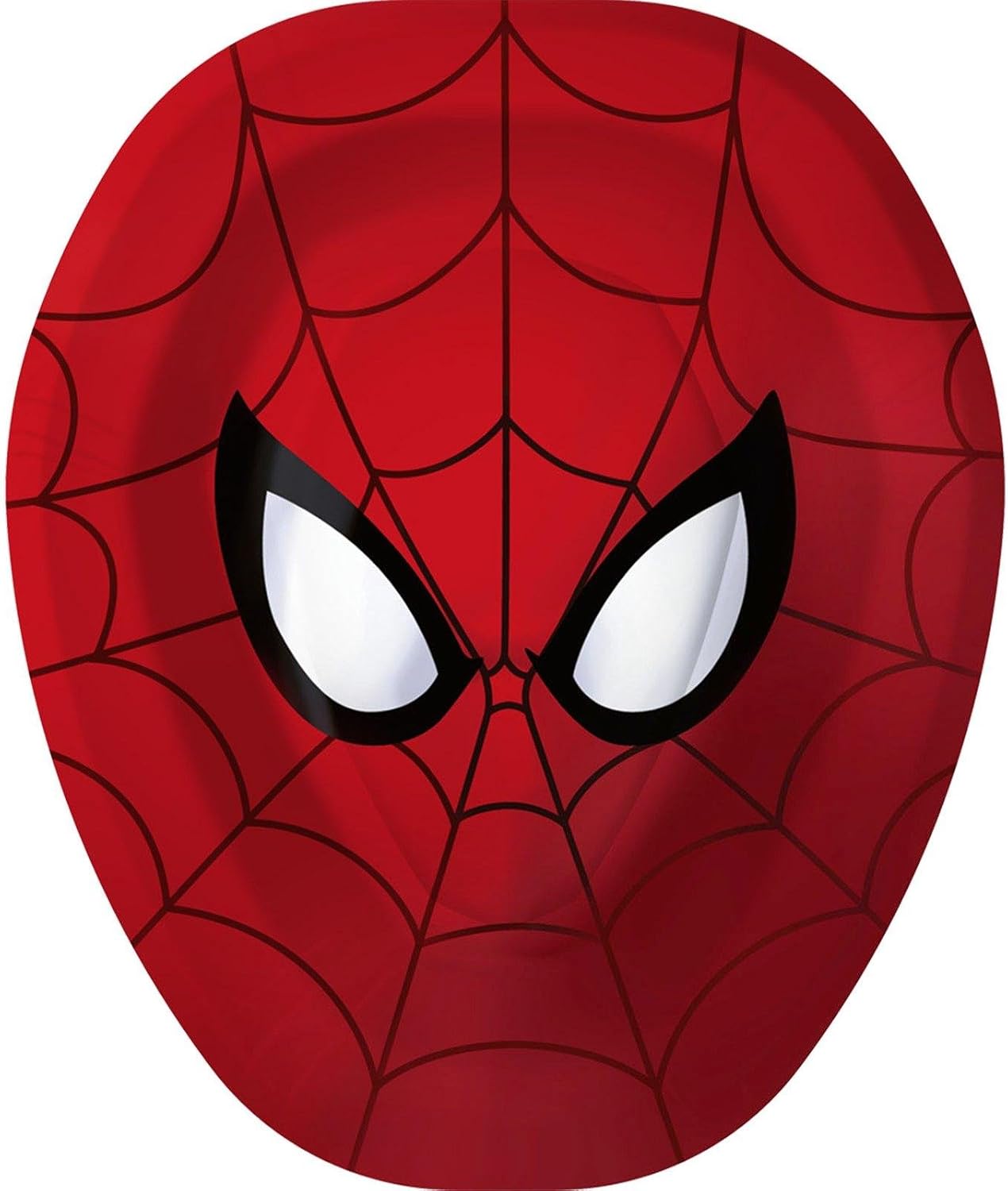 photo Spiderman Paper Plate Mask amazon com