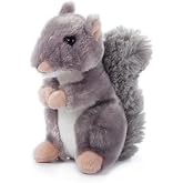 The Petting Zoo Squirrel Stuffed Animal Plushie, Babiez, Kids Gifts, 6 in | Wild Onez Squirrel Realistic Wildlife Animals by Zoologee. Great Toys for Girls and Boys. Plush Gifts for Kids
