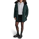 DKNY Women's Anorak-waist Hooded Puffer