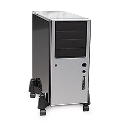 IO CREST Mobile Desktop Tower Computer Floor Stand