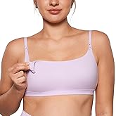 INLYRIC Women's Inbarely Soft Nursing Bras Unlined Bralettes Maternity Bra for Breastfeeding Unpadded Comfy Sleep Seamless