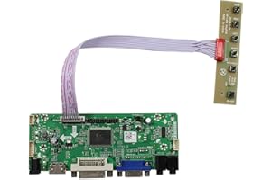 VSDISPLAY DVI VGA Audio LCD Controller Board 68676 Compatible with 32" 32 inch 1920x1080 HV320FHB N00 N02 N10 N80 N4K F40 LVDS Interface LCD Screen