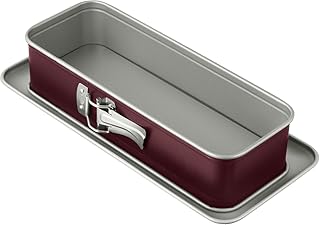 Dr. Oetker Königskuchen Springform 30 x 12 cm, mit Auslaufsschutz, Kastenform, für saftige Rührkuchen,schicke Zweifarben-Optik, Menge: 1 Stück