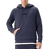 K-Swiss Heritage Men's Hoodies - Pullover Long Sleeve Sweatshirt Casual Club Hooded for Gym Workout