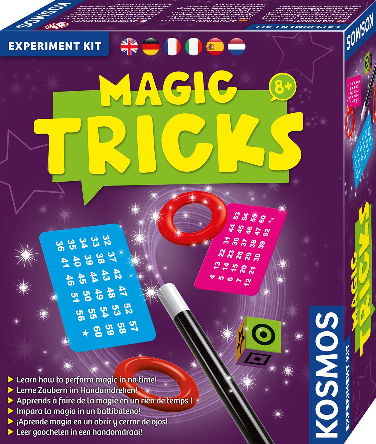 Thames and Kosmos | 1665272 | Magic Tricks | Multi Lingual Kit | Includes English, German, Italian, French and Spanish Translations | Experiment kit | Ages 8+