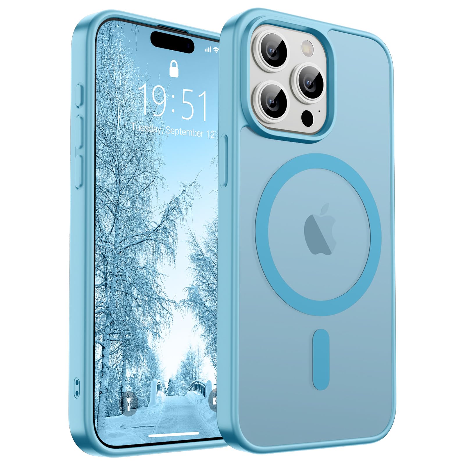 SUPFINE Magnetic for iPhone 15 Pro Case