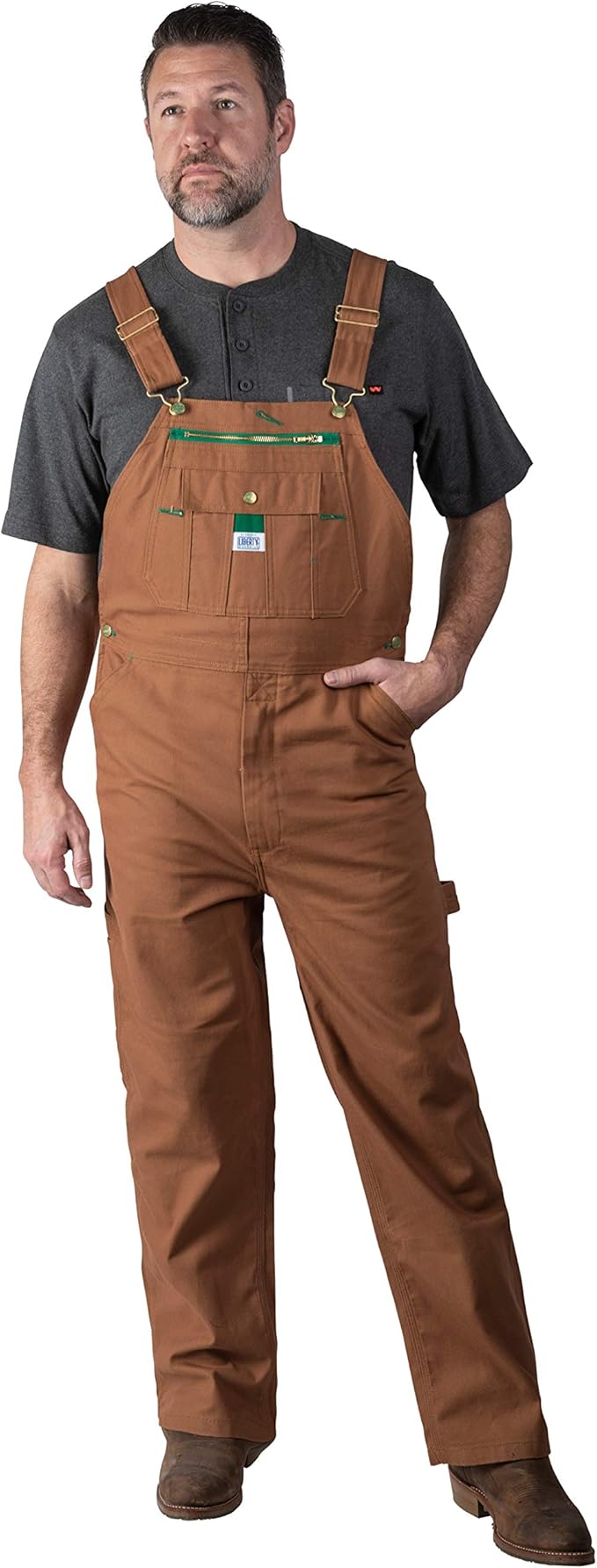 liberty low back overalls