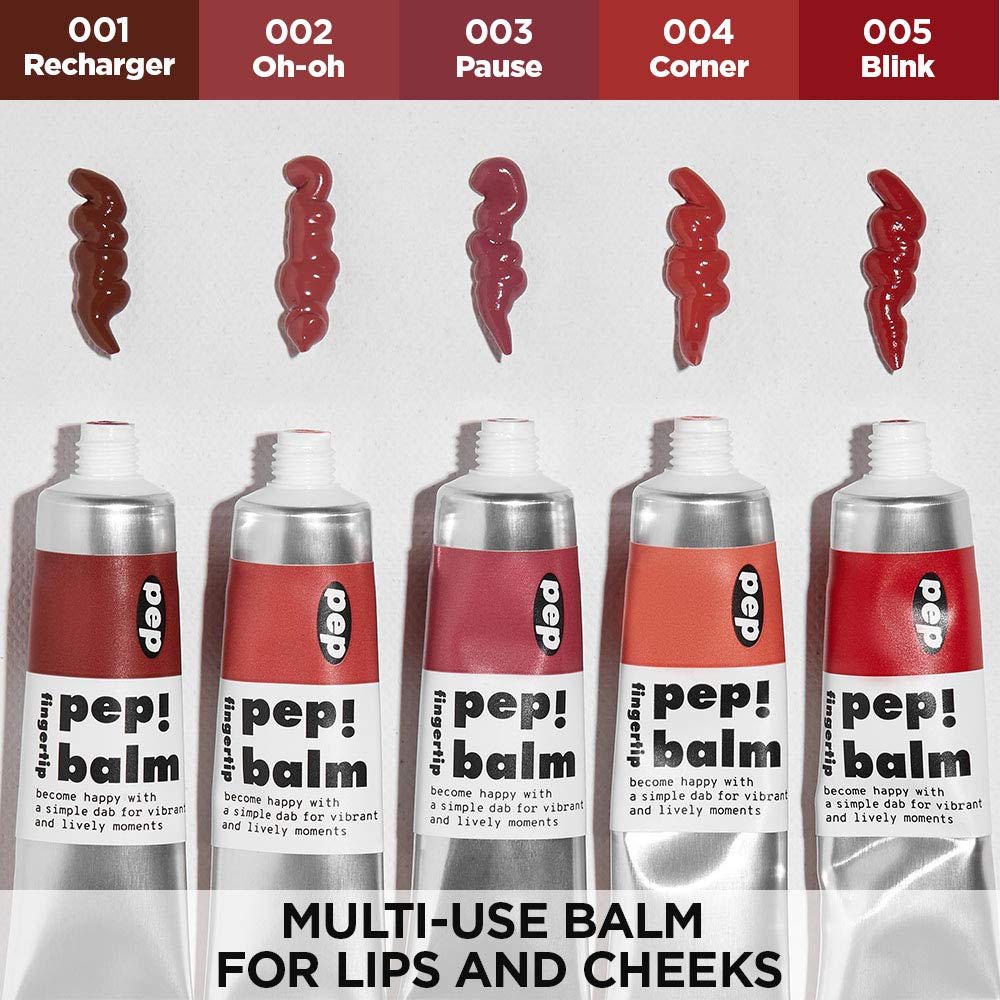 I’M MEME Pep! Balm | Multi-use Lip and Cheek Tint with Shea Butter | Liquid Blush and Lip Stain Balm in One | 005 Brink | K-Beauty Make Up : Beauty