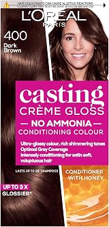 L'Oréal Paris Casting Crème Gloss Brown 400 Semi-Permanent Hair Dye 120ml view 1