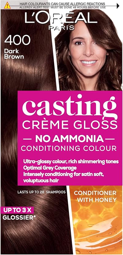L'Oréal Paris Casting Crème Gloss Brown 400 Semi-Permanent Hair Dye 120ml