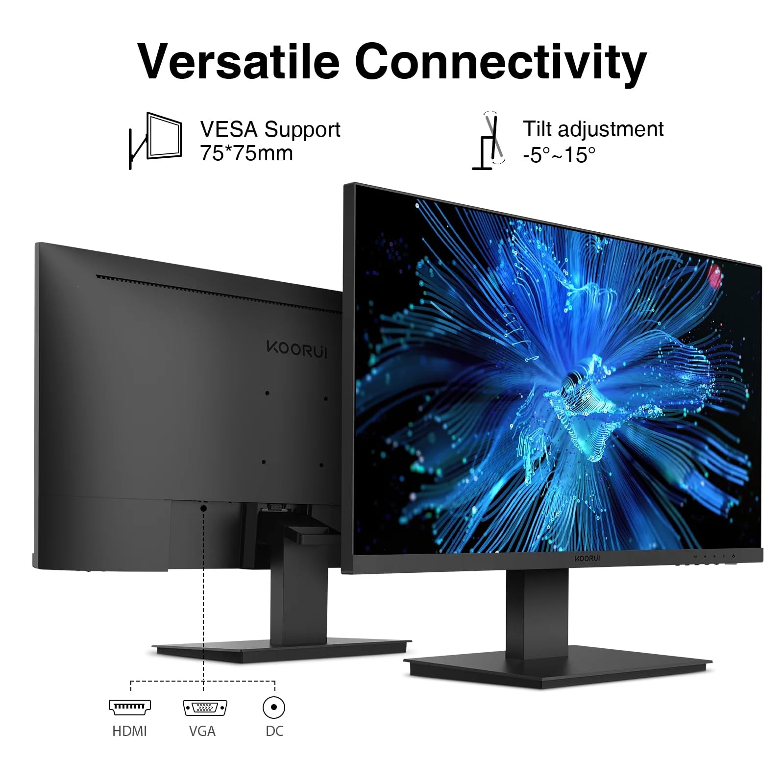 KOORUI 24 inch Computer Monitor