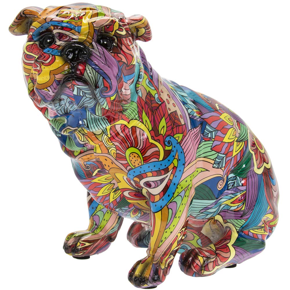Lesser & Pavey Groovy Art Sitting French Bulldog Animal Dog Figurine Statue