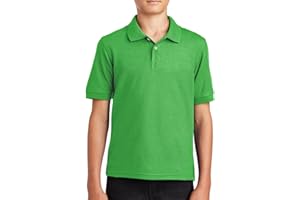 Boys Girls Short Sleeve Pique Polo Shirt School Uniform Shirts Kids Golf Polo Sports Athletic Performance Summer