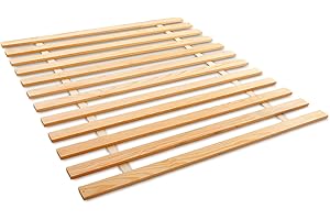 Hercules Bed Support Slats, Heavy-Duty Solid Pine Wood Bunkie Board, Xtreme, Queen Size - Wooden Mattress Frame and Platform - Easy Assembly for Beds