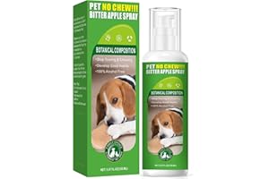 vyaji Bitter Apple Spray - Natural Ingredients No Chew Spray - Bitter Sprays for Dog - Alcohol-Free & Cruelty Green