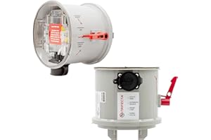 HUTCH MOUNTAIN Trifecta Manual Transfer Switch with Surge Protection - Meter Mounted Transfer Switch - Manual Transfer Switch for Generator - Outdoor & Home Transfer Switch - Fast and Easy Installation - 30AMP