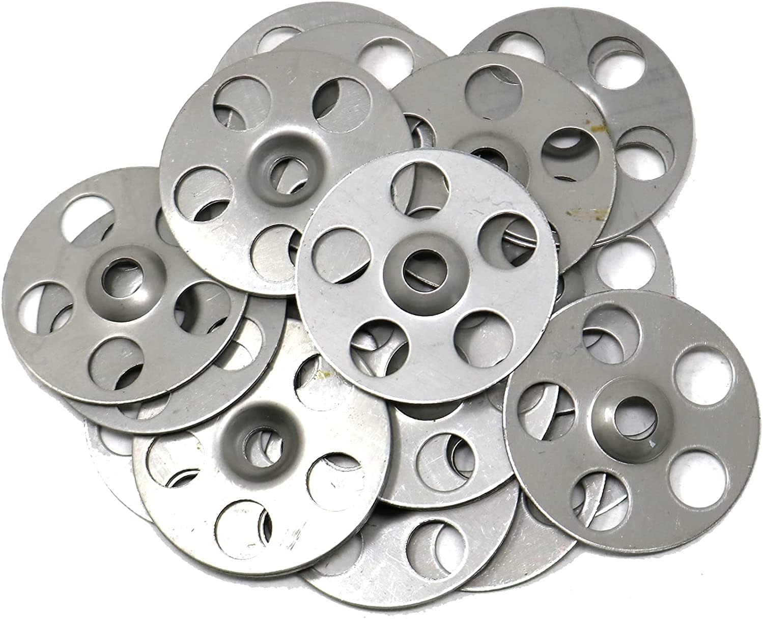 fiXte® Metal Insulation Discs 36mm Stainless Steel Washers Ceiling Wall Platerboard Masonry 90gr / 200gr Packs (200)