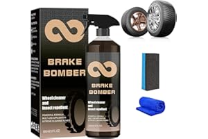 OMAKY 300ML Brake Bomber Cleaner Powerful Non-Acid Wheel Cleaner, Perfect for Cleaning Wheels and Tires, Car Rim Cleaner & Brake Dust Remover,Automobile Wheel Cleaner
