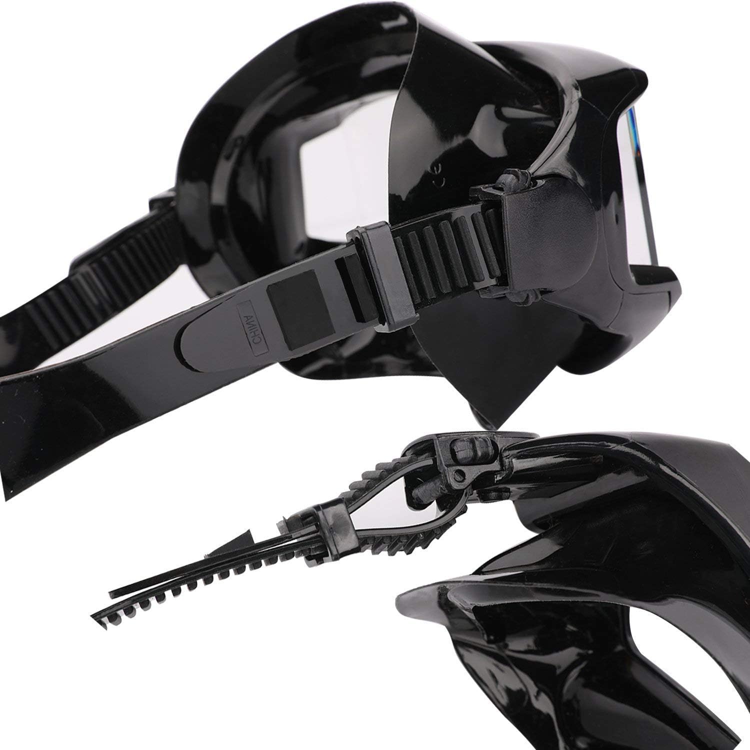 AQUA A DIVE SPORTS Diving mask Anti-Fog Swimming Snorkel mask Suitable for Adults Scuba Dive Swim Snorkeling Goggles Masks (Black) : Sports & Outdoors