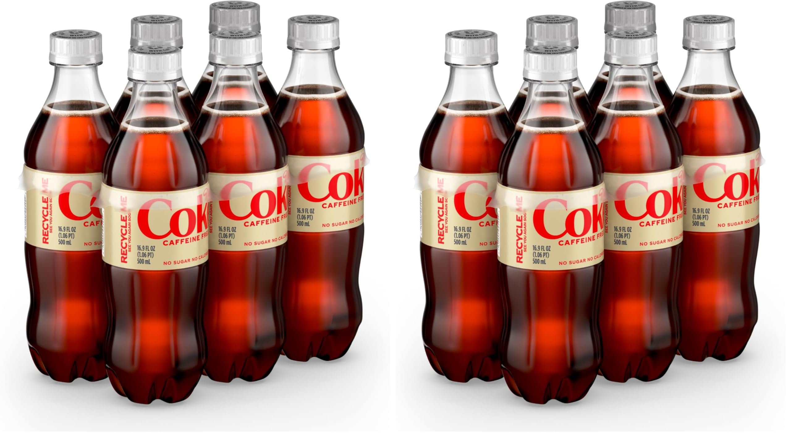 Diet Coke Caffeine Free Soda Soft Drink, 16.9 fl