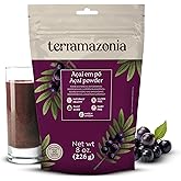 Terramazonia – Açaí Powder Superfood 8oz | 226g – Nutrient-Rich, Fiber & Energy Boost - Wild Harvested, from Brazil - No Sugar, Gluten Free