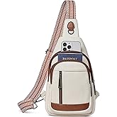 cakang Womens Sling Bag Crossbody Bags for Women Vegan Leather Sling Backpack Daypack Fanny Pack Crossbody Purse Travel