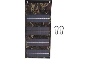 40W Folding Solar Panel, 4 Fold Solar Panel Charging Bag Folding Bag Foldable Monocrystalline Solar Panel Charger for Outdoor